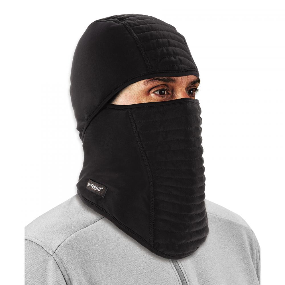 6955 Black Insulated Balaclava Face Mask 3-Layer