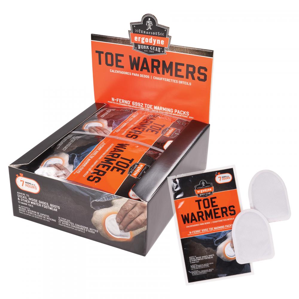 6992 White Toe Warmer Packs