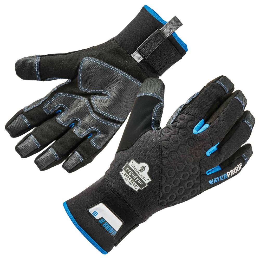 818WP 2XL Black Thermal WP Gloves - Tena-Grip