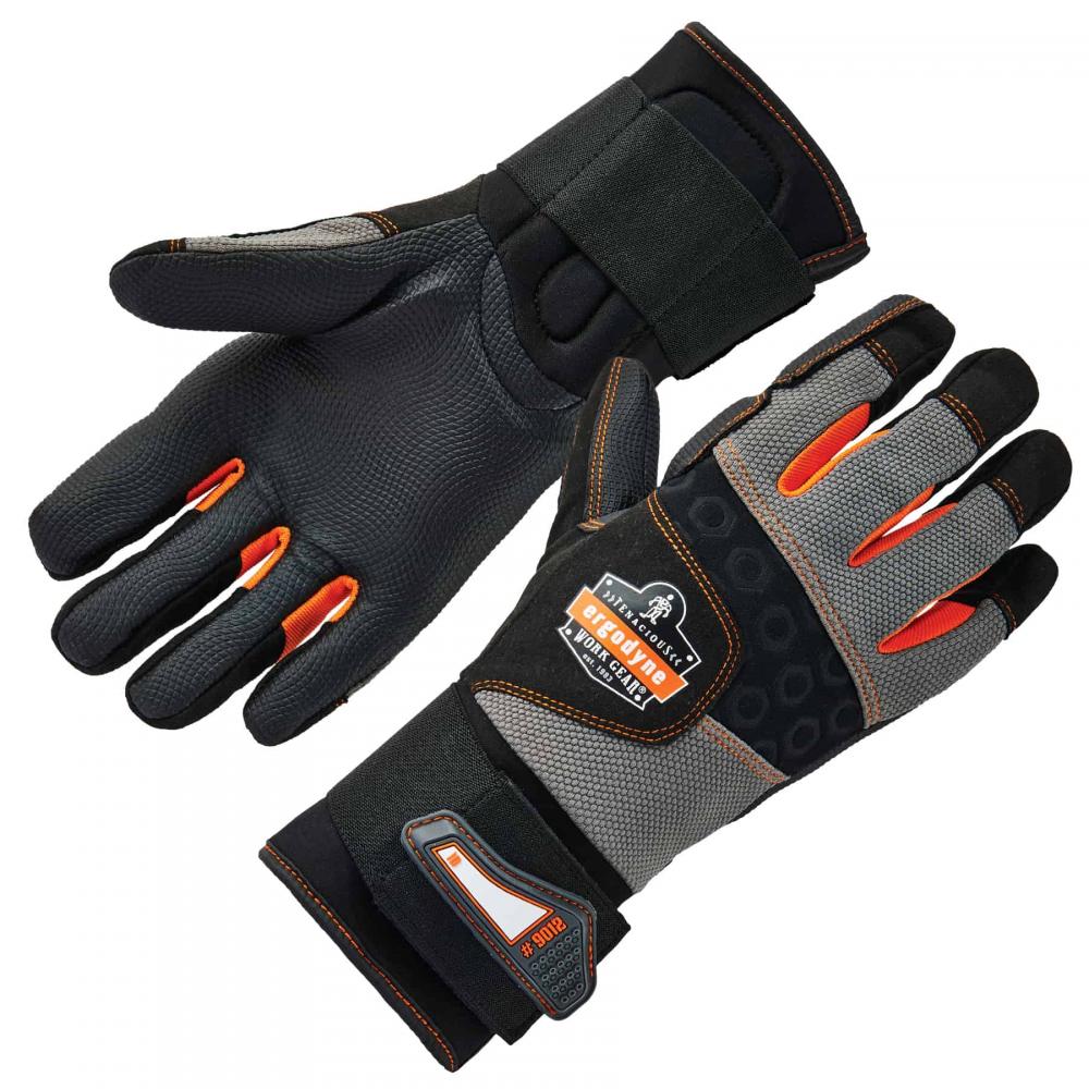 9012 S Black Certified AV Gloves Wrist Support