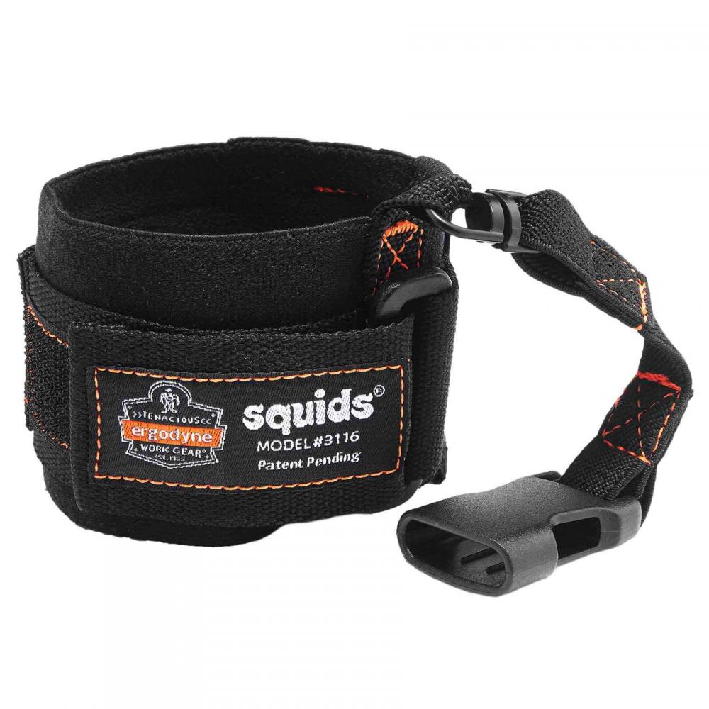 3116 Black Tool Lanyard - Pull-On Wrist - Buckle