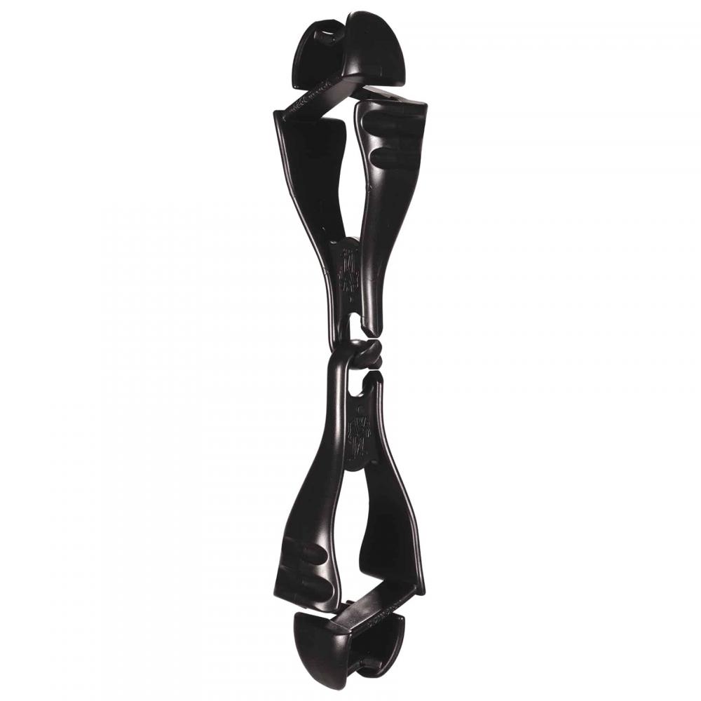 3400 Single Black Glove Clip Holder with Dual Clips