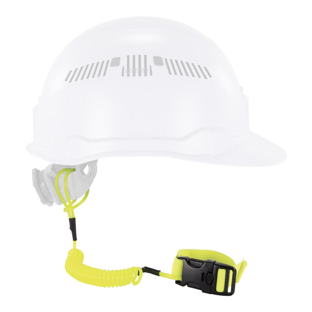 3157 Lime Coil Lanyard - Buckle - 2lbs