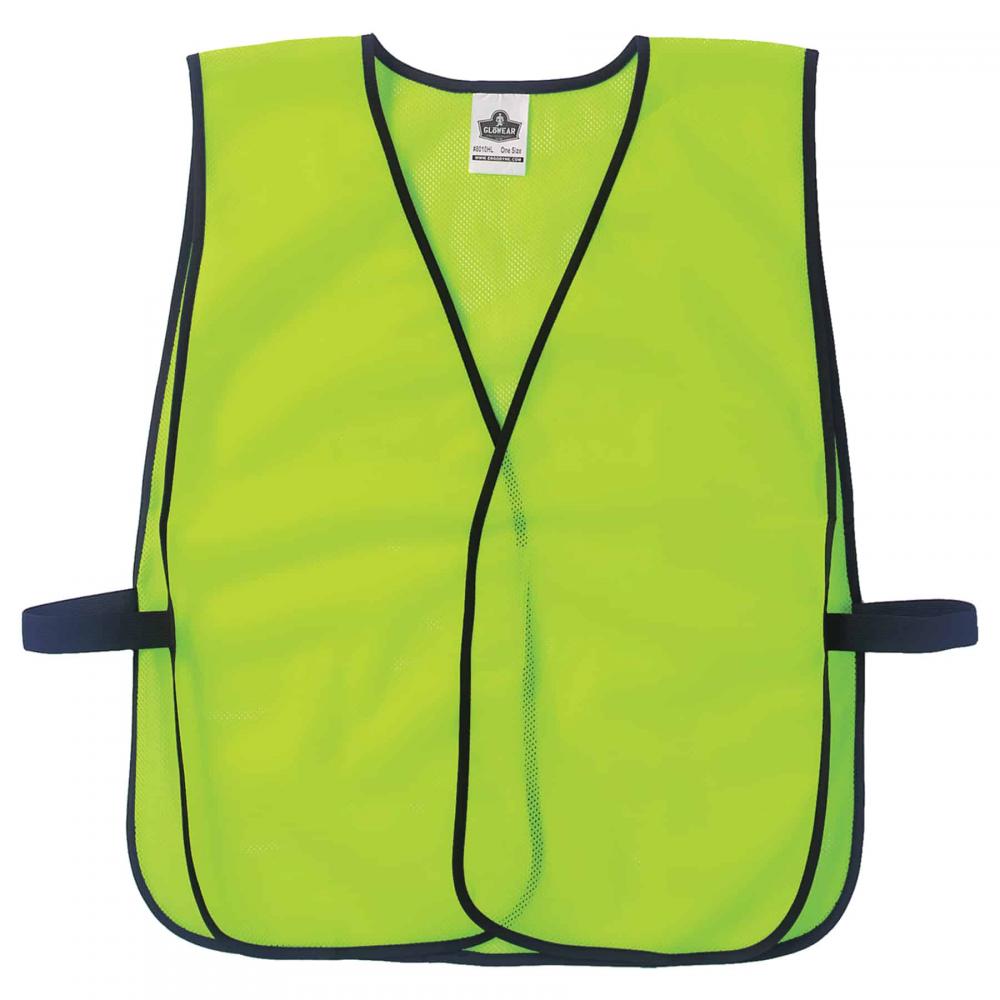 8010HL Lime Non-Certified Economy Vest