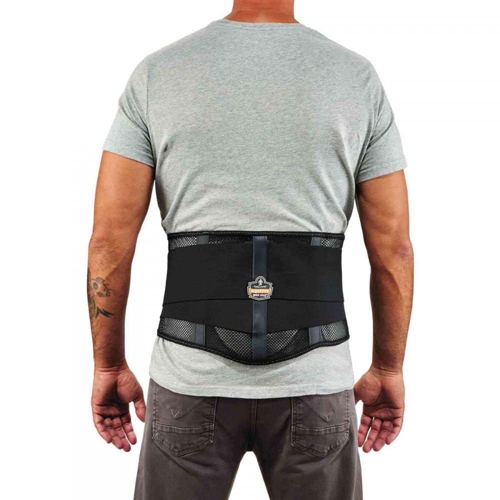 1051 2XL Black Mesh Back Support