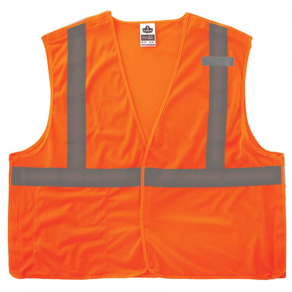 8215BA XS Orange Class 2 Economy Breakaway Mesh Vest