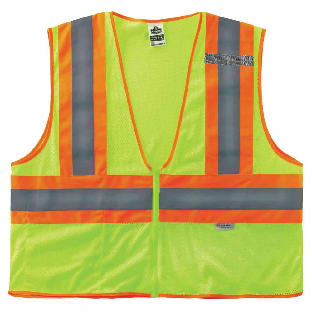8230Z 4XL/5XL Lime Class 2 Two-Tone Mesh Vest