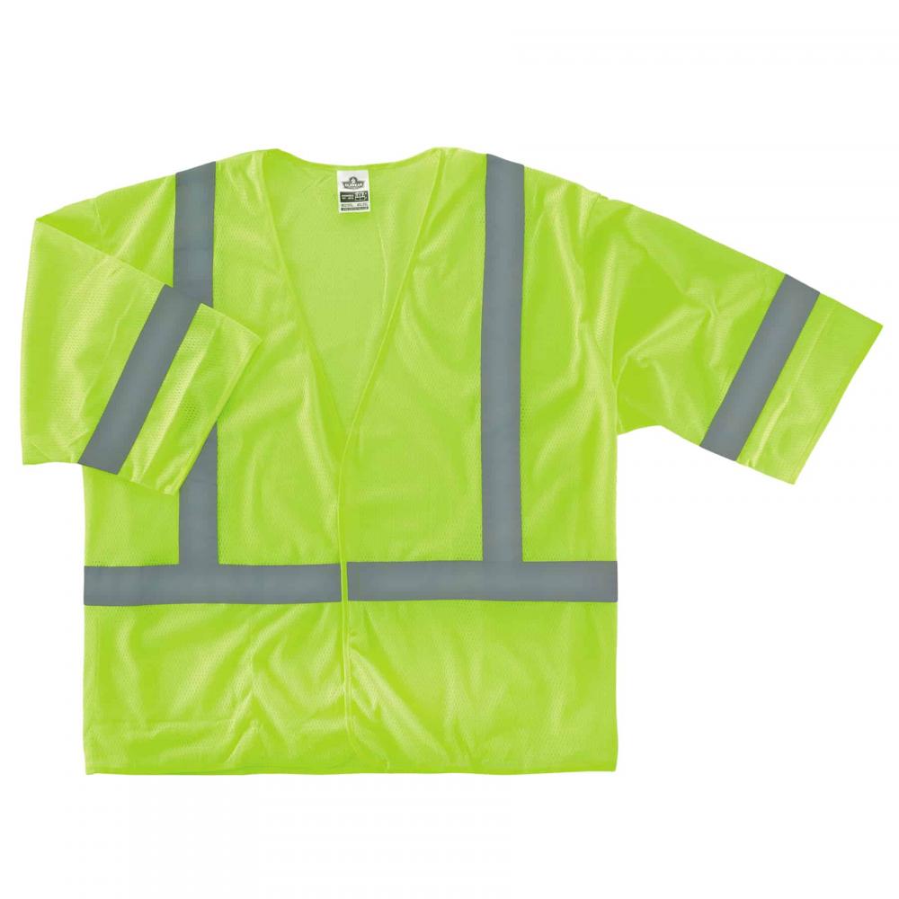 8310HL 4XL/5XL Lime Class 3 Economy Vest - HL