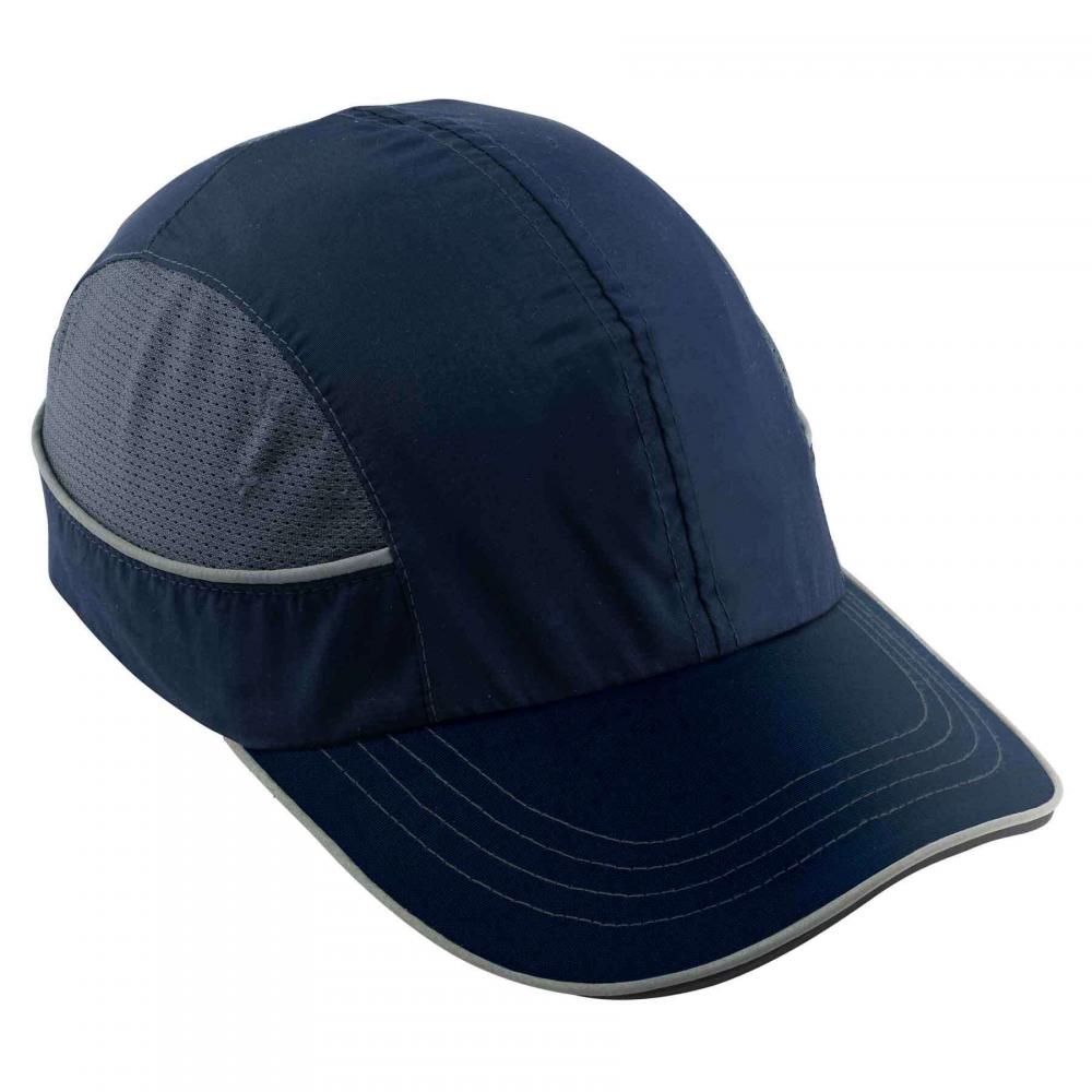 8950 Long Brim Navy Bump Cap Hat