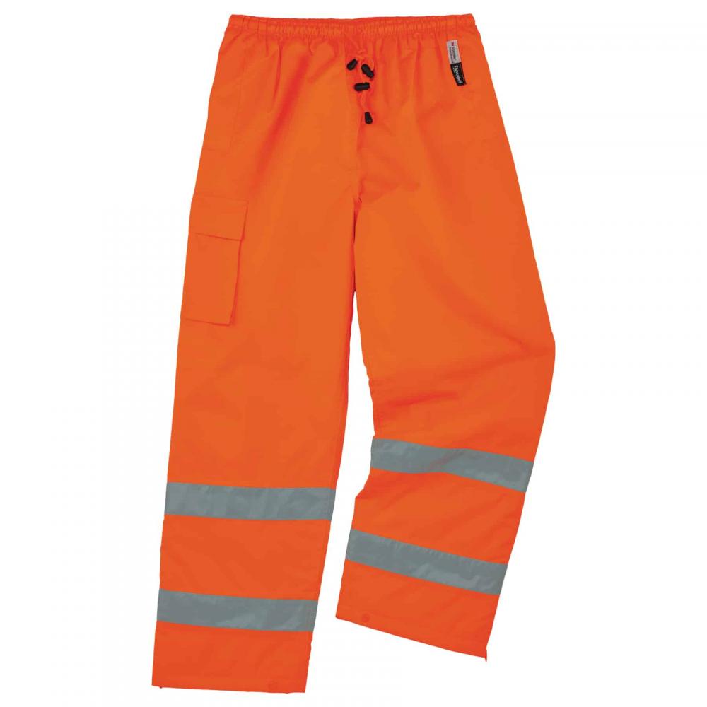 8925 S Orange Class E Hi-Vis Thermal Pants