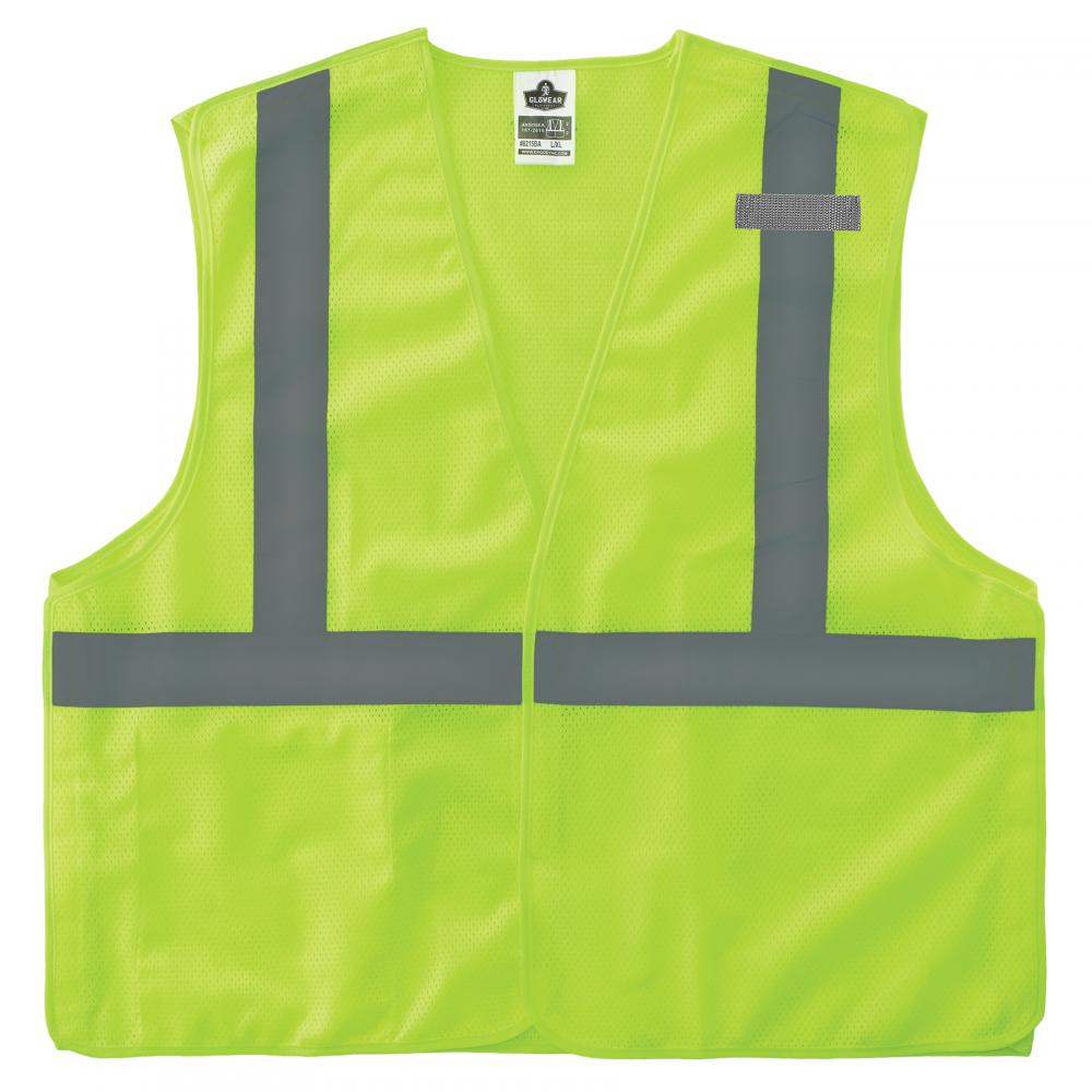 8215BA-S XS Lime Class 2 Economy Breakaway Mesh Vest - Single Size