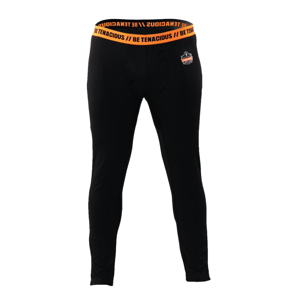 6480 3XL Black Midweight Base Layer Pants - 240g