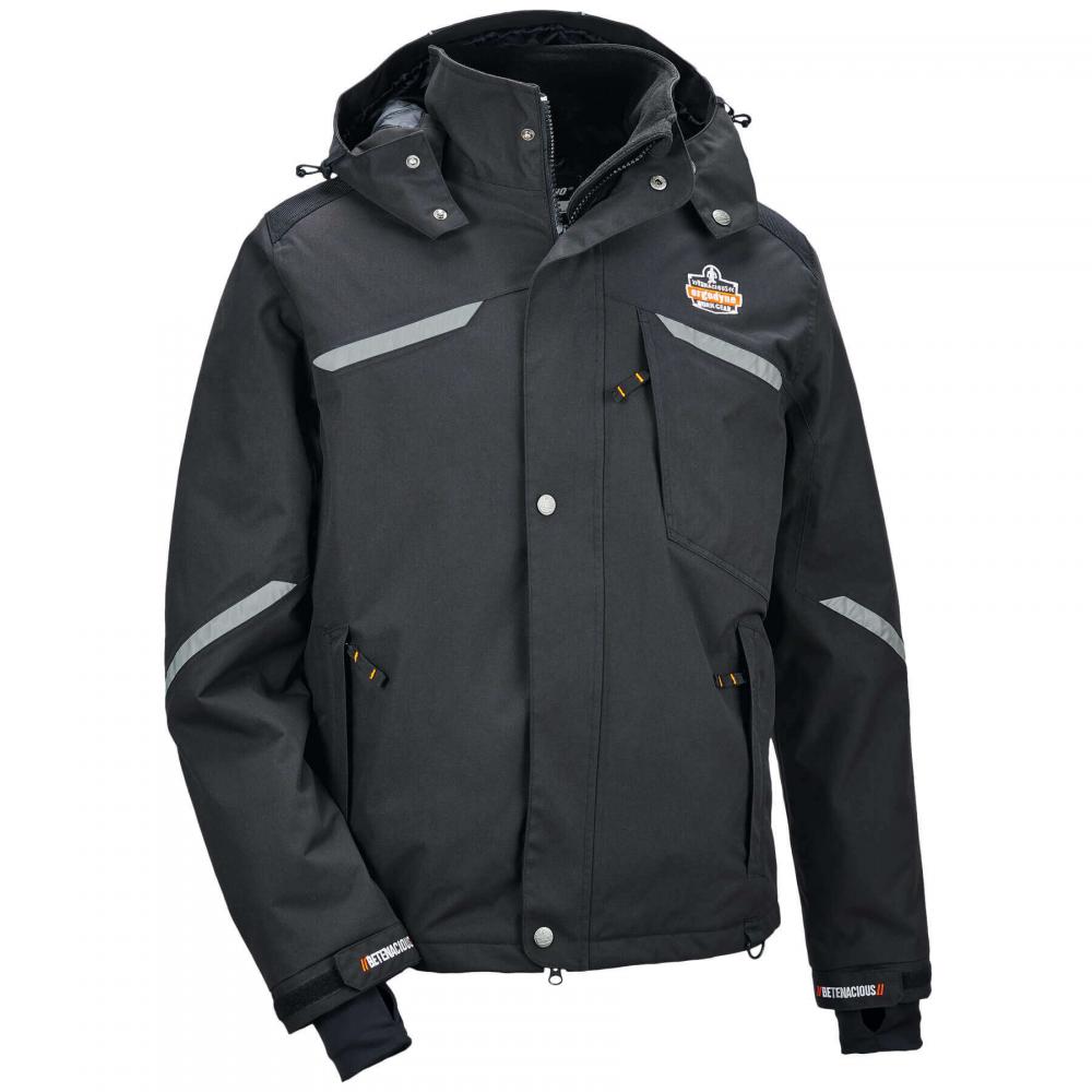 6466 S Black Thermal Jacket - 500D Nylon Shell