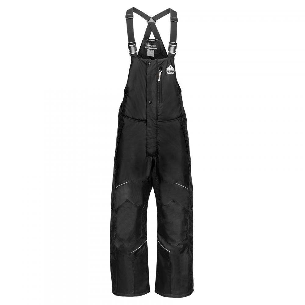 6472 S Black Thermal Bib - 300D Oxford Shell