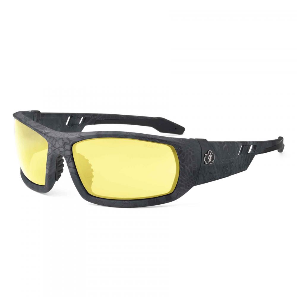 ODIN Kryptek Typhon Frame Yellow Lens Safety Glasses