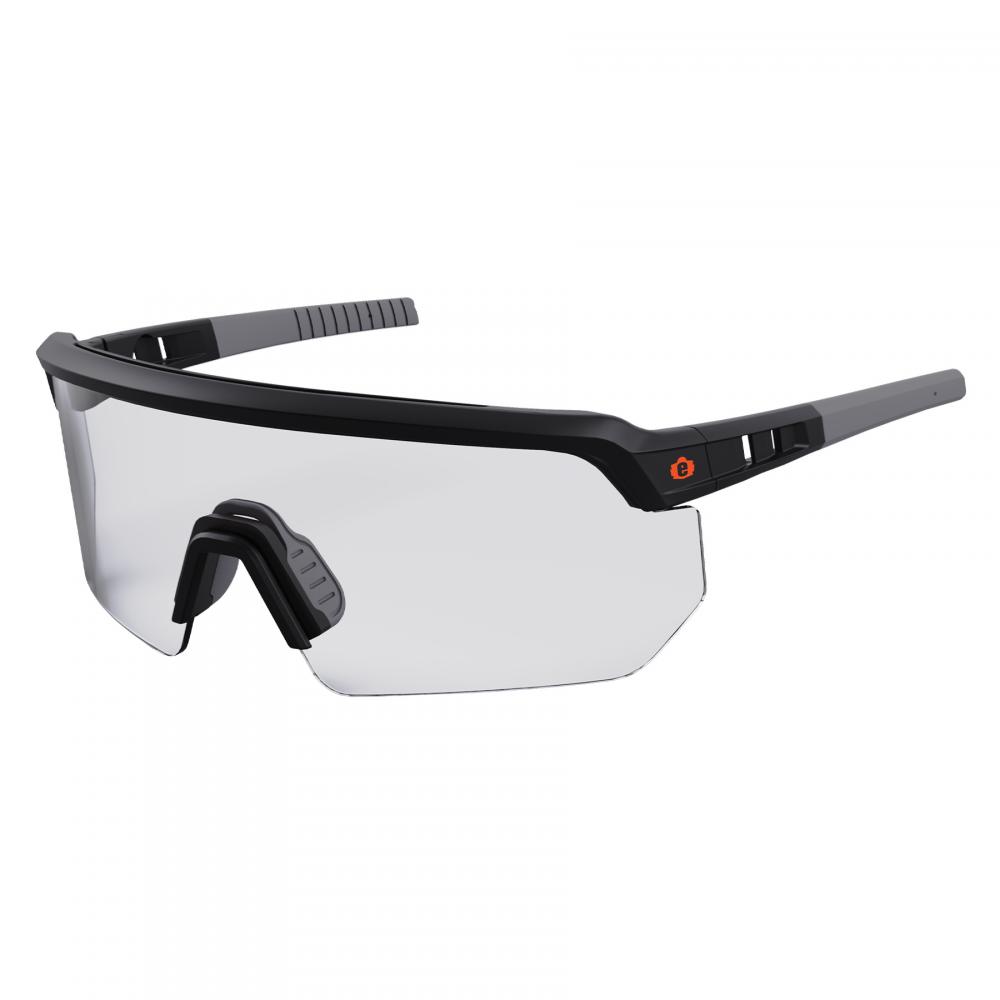 AEGIR Matte Black Frame Clear Lens Safety Glasses Sunglasses