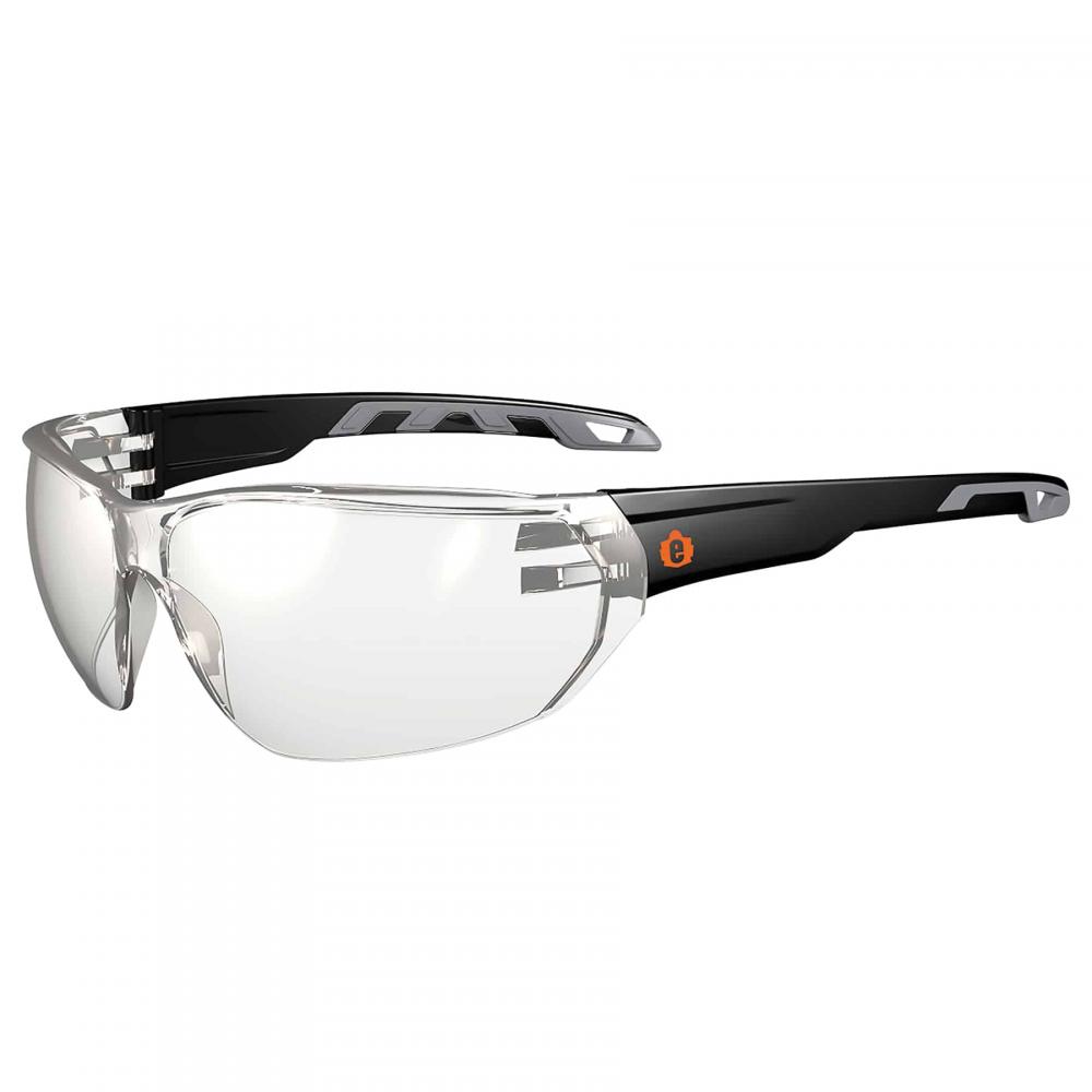 VALI Matte Black Frame In/Outdoor Lens Frameless Safety Glasses