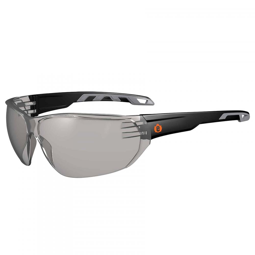 VALI-AF Matte Black Frame In/Outdoor Lens Anti Fog Frameless Safety Glasses