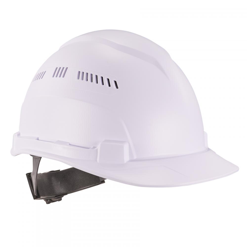 8966 White Lightweight Cap-Style Hard Hat Vented Class C