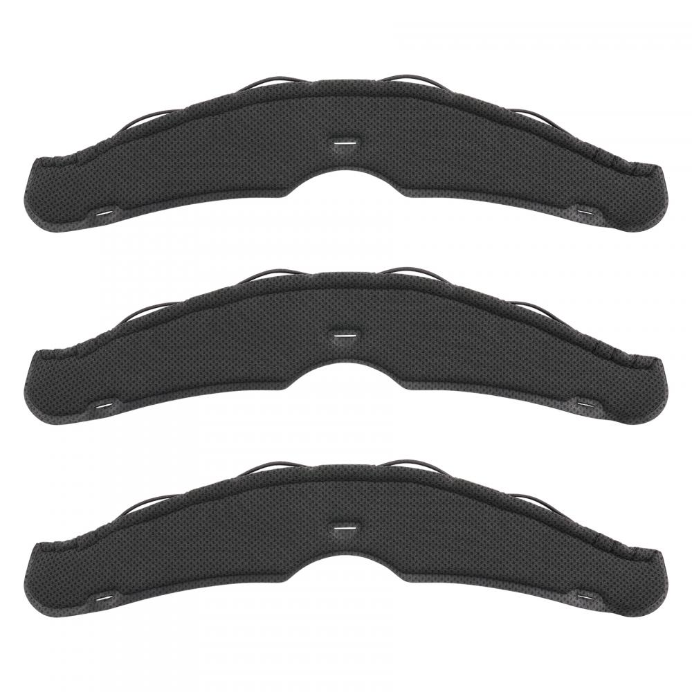8984-MIPS Black Safety Helmet Sweatband 3-Pack