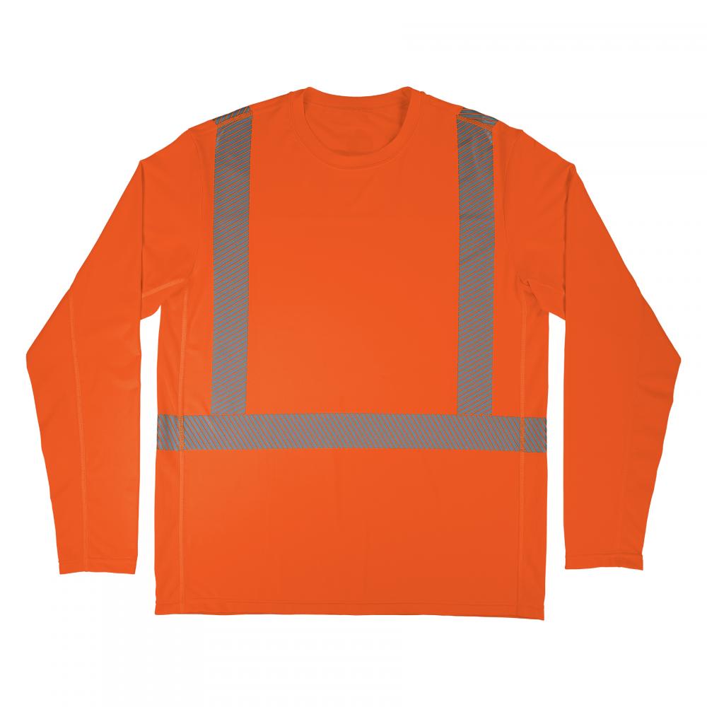 6688 3XL Orange Class 2 Hi-Vis Sun Shirt Cooling UV-Protection