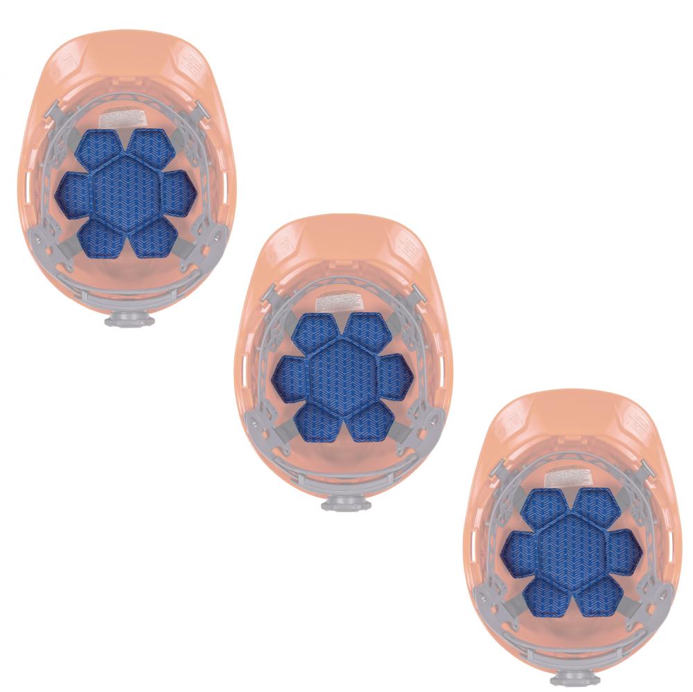 6612 Blue Hard Hat Cooling Top Pad