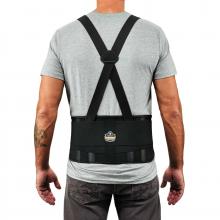 Ergodyne 11118 - 1625 4XL Black Elastic Back Support Brace Contoured 7.5 Back