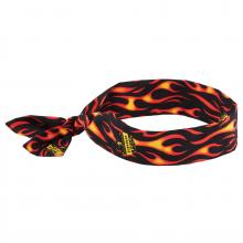 Ergodyne 12341 - 6700 Flames Cooling Bandana Headband - Polymer - Tie