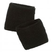 Ergodyne 12402 - 6500 Black Wrist Terry Cloth Sweatband
