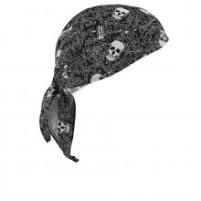 Ergodyne 12519 - 6615 Skulls High-Performance Terry Cloth Bandana - Tie
