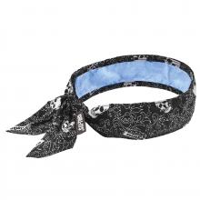 Ergodyne 12569 - 6700CT Skulls Cooling Bandana Headband - PVA - Tie