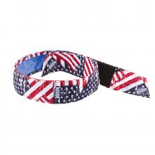 Ergodyne 12571 - 6705CT Stars and Stripes Cooling Bandana Headband - PVA - HL