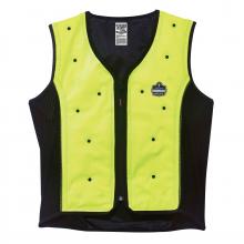 Ergodyne 12678 - 6685 4XL Lime Dry Evaporative Cooling Vest - Zipper