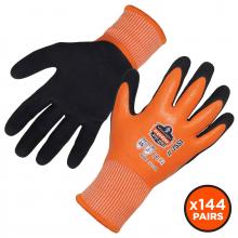 Ergodyne 17996 - 7551 144-pair 2XL Orange ANS A5 Coated Waterproof CR Gloves