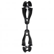 Ergodyne 19412 - 3420 Single Black Swivel Glove Clip Holder with Dual Clips