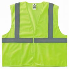 Ergodyne 20979 - 8205HL 4XL/5XL Lime Class 2 Super Economy Mesh Vest - H+L