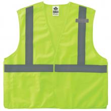 Ergodyne 21079 - 8215BA 4XL/5XL Lime Class 2 Economy Breakaway Mesh Vest
