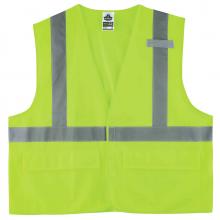 Ergodyne 21189 - 8225HL 4XL/5XL Lime Class 2 Standard Solid Vest - HL