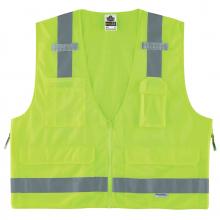 Ergodyne 21429 - 8250Z 4XL/5XL Lime Class 2 Surveyors Vest