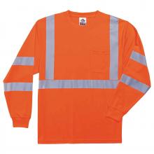 Ergodyne 21719 - 8391 5XL Orange Class 3 Hi-Vis Long Sleeve Shirt