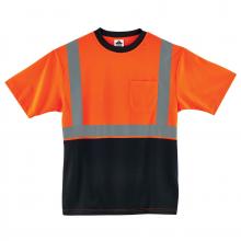 Ergodyne 22519 - 8289BK 5XL Orange Class 2 Hi-Vis T-Shirt Black Bottom