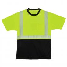 Ergodyne 22532 - 8280BK S Lime Class 2 Performance T-Shirt Black Bottom