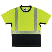 Ergodyne 23502 - 8283BK S Lime Class 2 Performance T-Shirt - Lightweight