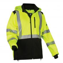 Ergodyne 23529 - 8353 5XL Lime Hi-Vis Softshell Water-Resistant Jacket