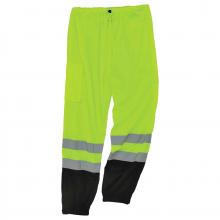Ergodyne 23959 - 8910BK 4XL/5XL Lime Class E Hi-Vis Pants Black Bottom