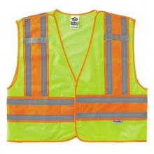 Ergodyne 24000 - 8245PSV 6XL/7XL Lime Class 2 Public Safety Vest