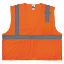Ergodyne 24539 - 8210HL-S 5XL Orange Class 2 Economy Mesh Vest - Single Size HL