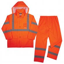 Ergodyne 25333 - 8376K M Orange Lightweight HV Rain Suit