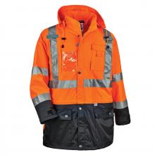 Ergodyne 25469 - 8386 5XL Orange Hi-Vis Shell Jacket