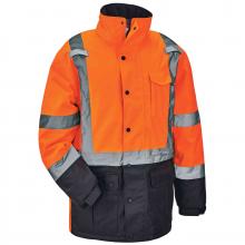Ergodyne 25579 - 8384 5XL Orange Hi-Vis Winter Jacket Quilted Parka